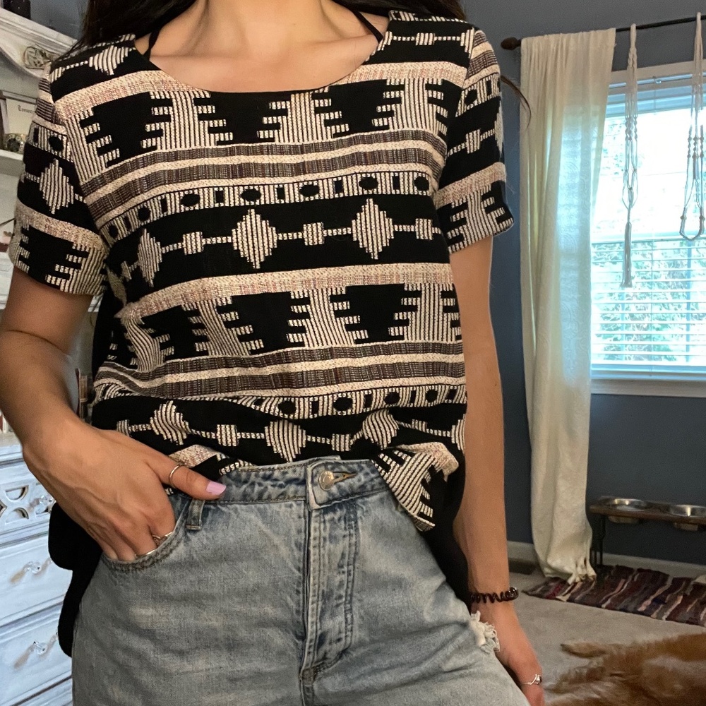 Anthropologie embroidered blouse